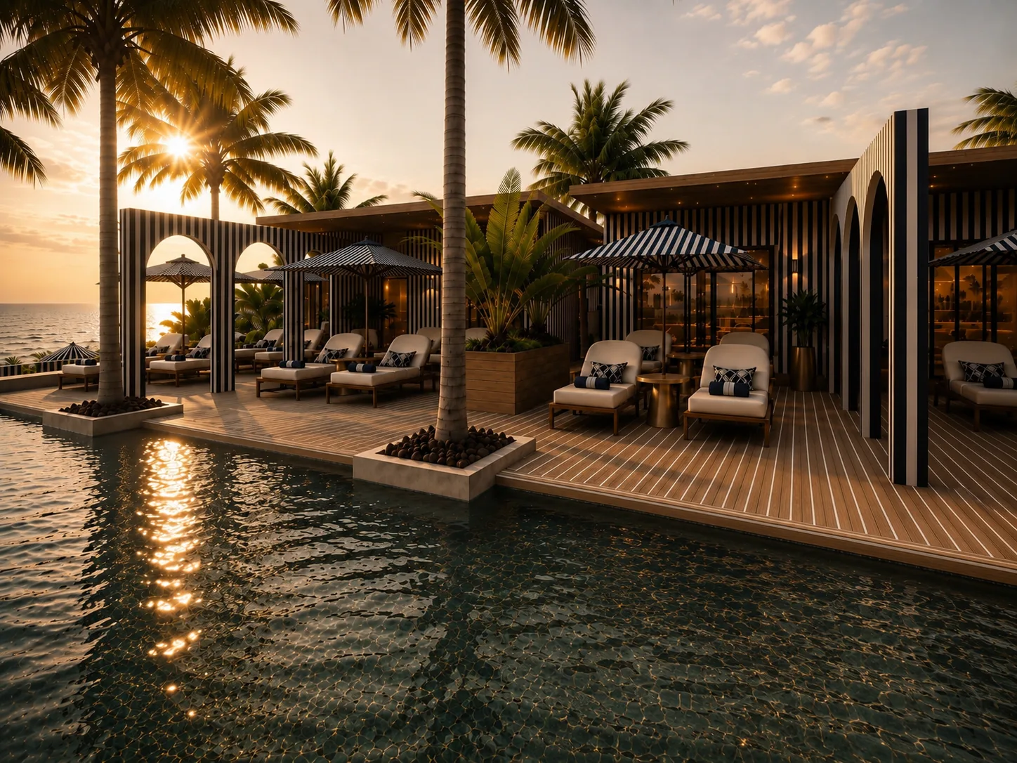 Boutique — beach club al Main Deck